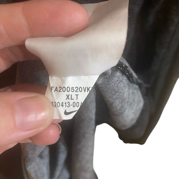 Nike XL Tall hooded wake forest long sleeve charcoal gray - Picture 4 of 7